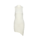 Mock Neck Stacked Mini - Cream