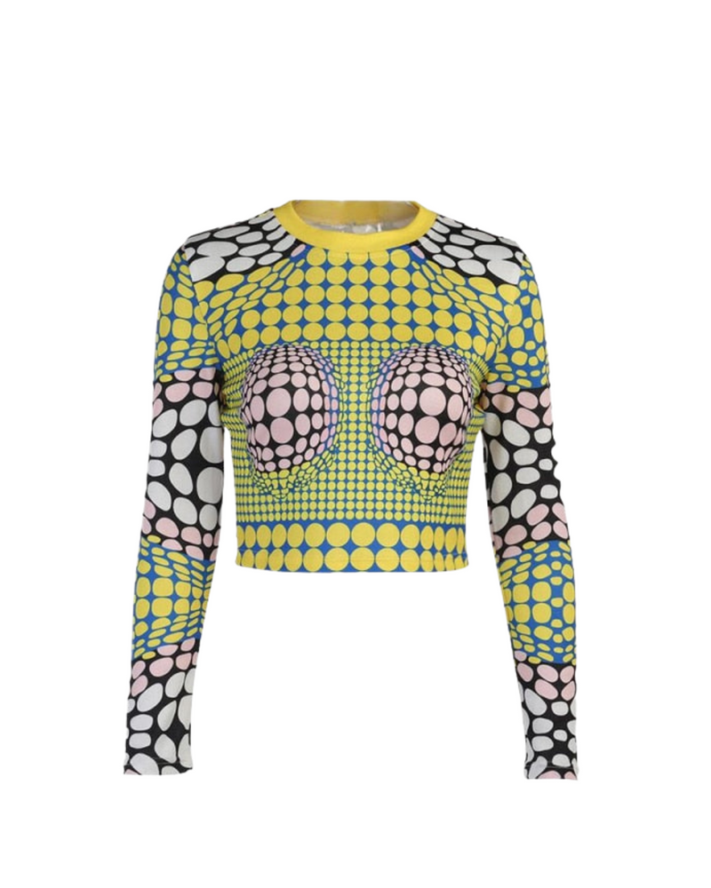 Connect The Dots Long Sleeve - Yellow