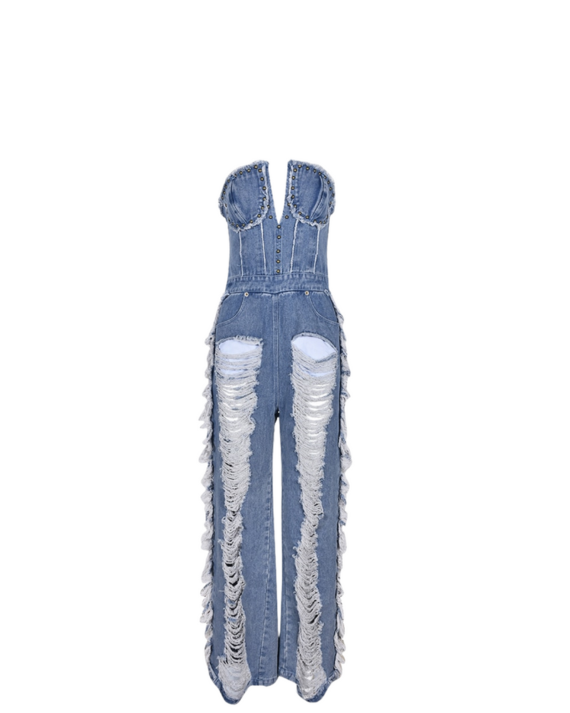 Jada Denim Jumpsuit