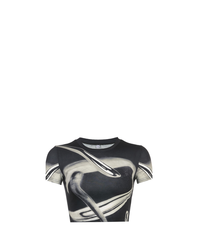 Abstract Print Tee