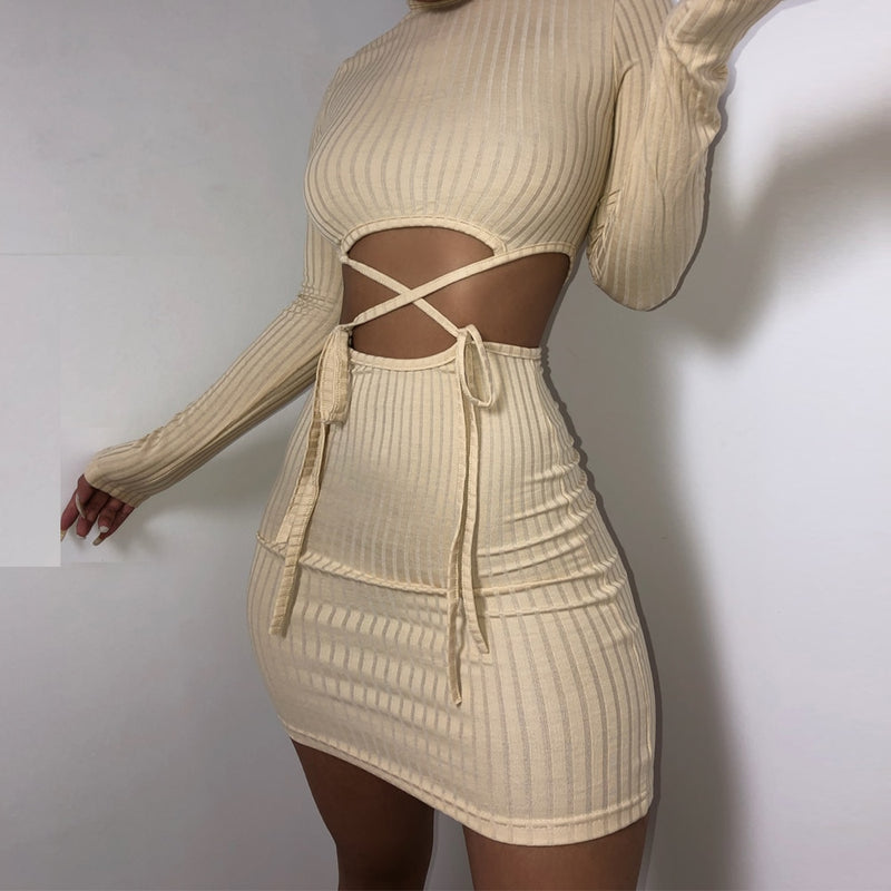 The Front Tie Mini Dress
