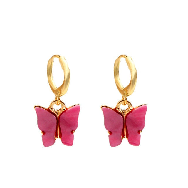 Butterfly Drop Earrings