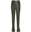 The Faux Leather Split Hem Pant
