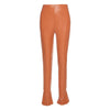 The Faux Leather Split Hem Pant