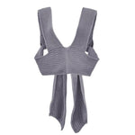 The Knitted Wrap Top