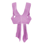 The Knitted Wrap Top