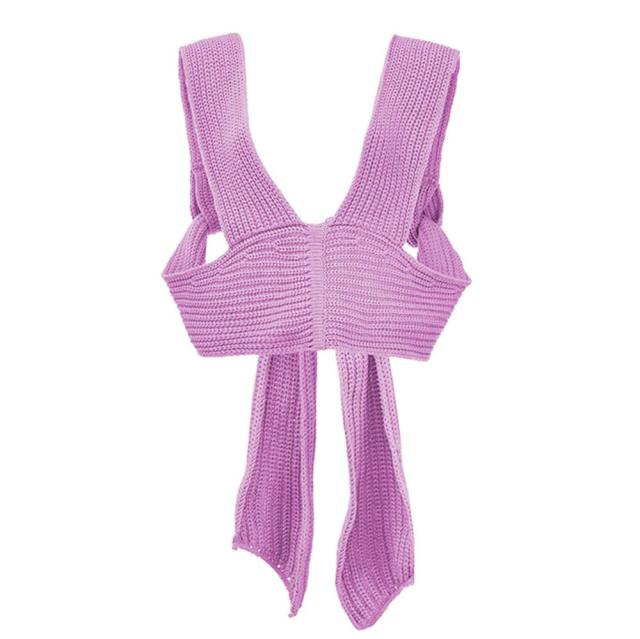 The Knitted Wrap Top