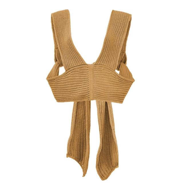 The Knitted Wrap Top