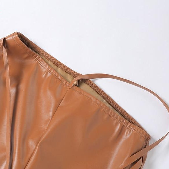 The Vera Faux Leather Pants