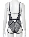 Deep V Lace Bodysuit