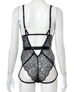 Deep V Lace Bodysuit