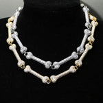 Bone Rhinestone Chain