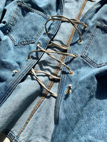 The Retro Pullover Denim Jacket