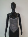 Crystal Rhinestone Halter Tank Top