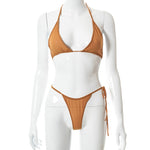 Sheer Mesh Poolside Bikini Set