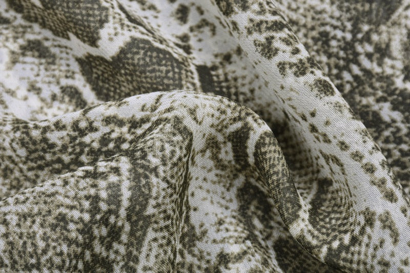 The Snake Print Maxi