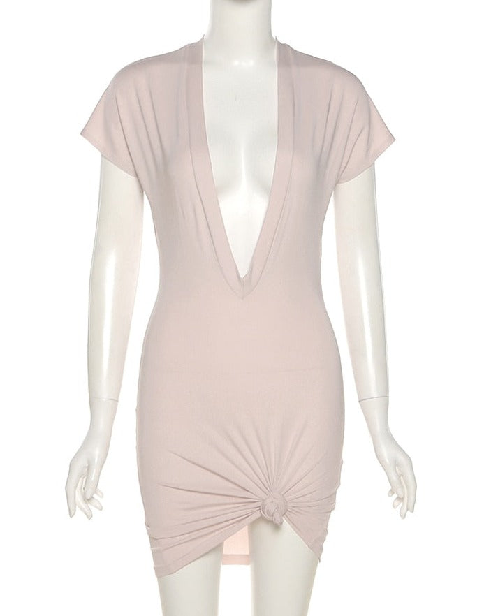 Knot Tied Tee Dress