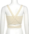 The Mckenna Knit Wrap Top