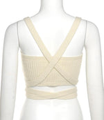 The Mckenna Knit Wrap Top