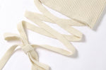 The Mckenna Knit Wrap Top