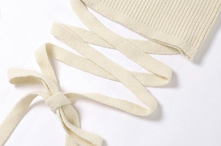 The Mckenna Knit Wrap Top