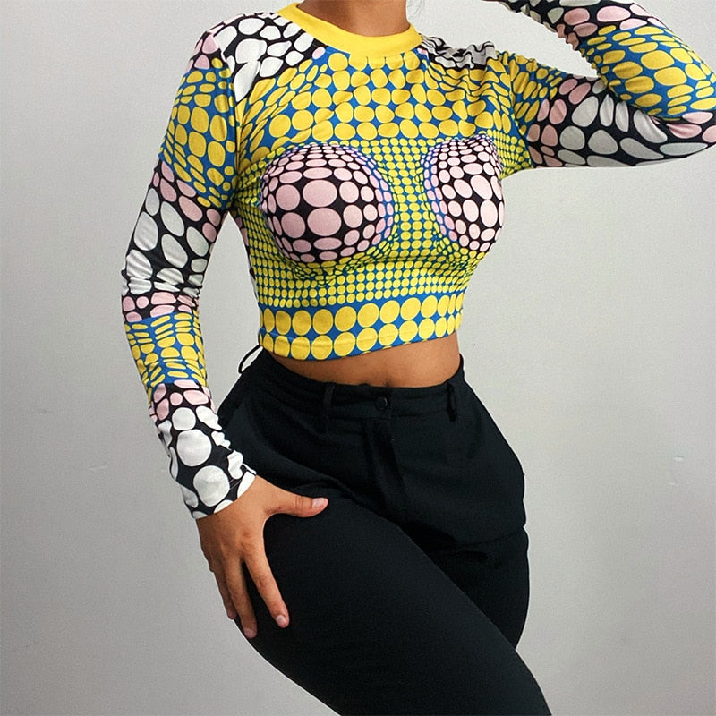 Connect The Dots Long Sleeve - Yellow