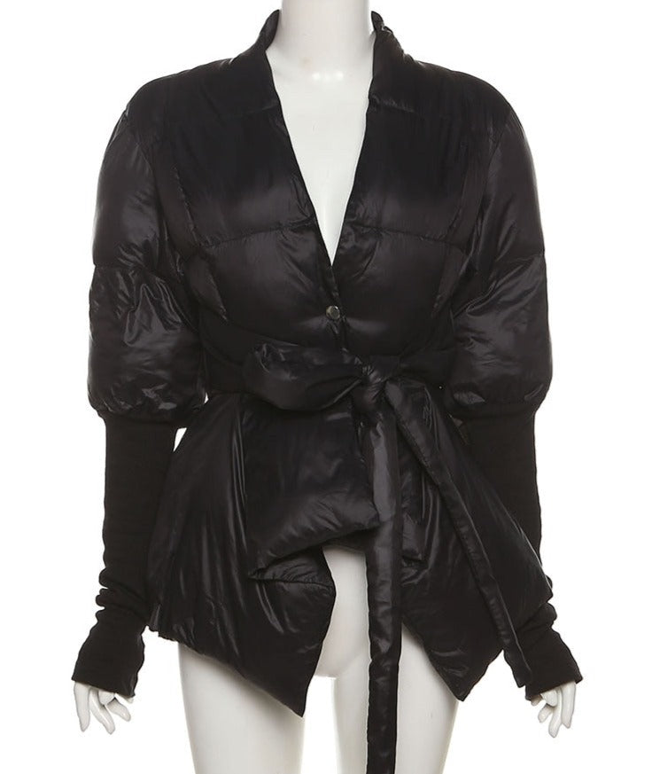 Belted Puffer Jacket