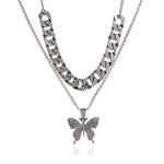 Butterfly Cuban Link Chain Set