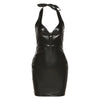Evie Faux Leather Mini Dress