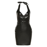 Evie Faux Leather Mini Dress