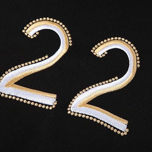 Letter Embroidery Y2K Tank Top - Black