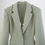 Backless Diamante Blazer