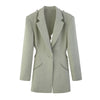 Backless Diamante Blazer