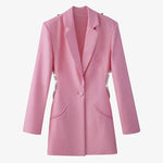 Backless Diamante Blazer