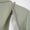 Backless Diamante Blazer