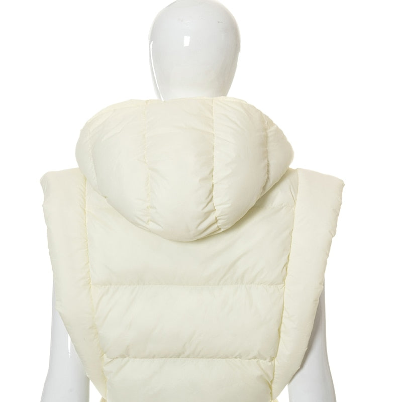 Cropped Puffer Vest