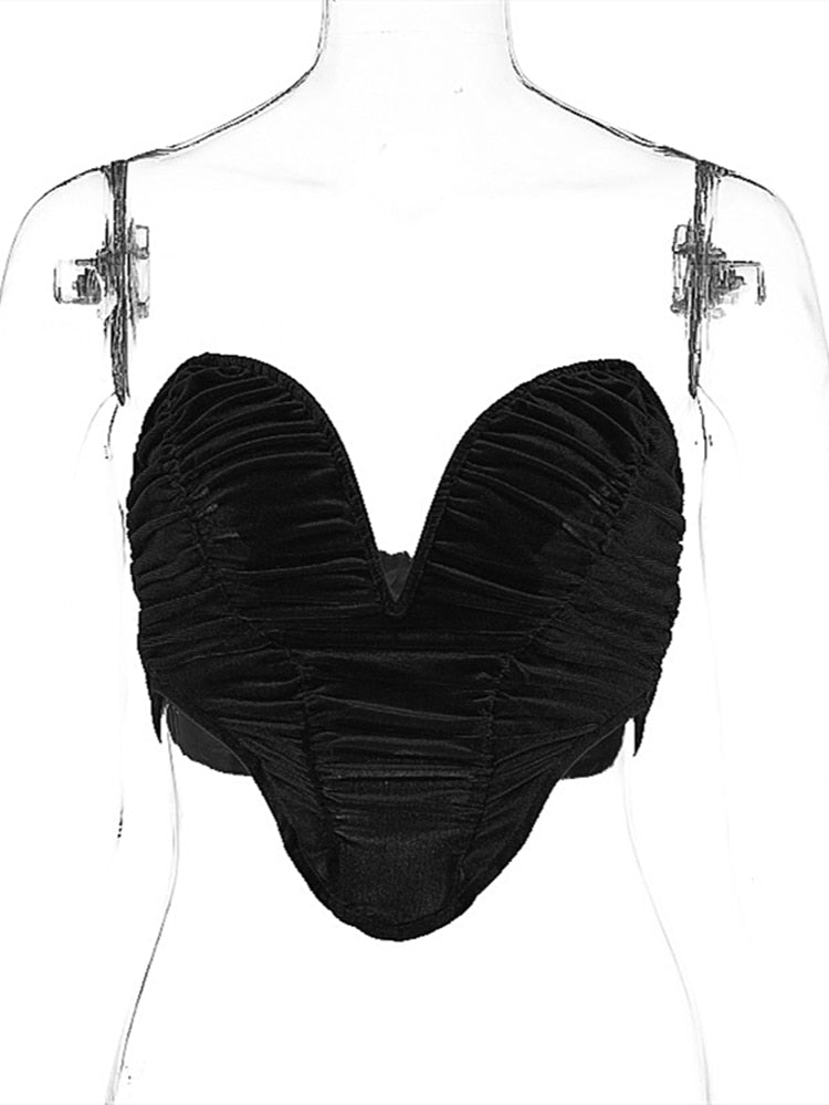 Velvet Corset Top