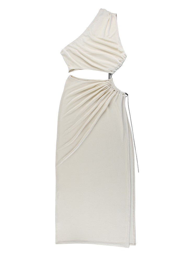 Knit Cut Out Off The Shoulder Dress