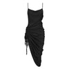 Draped Slip Dress