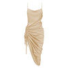 Draped Slip Dress