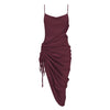 Draped Slip Dress