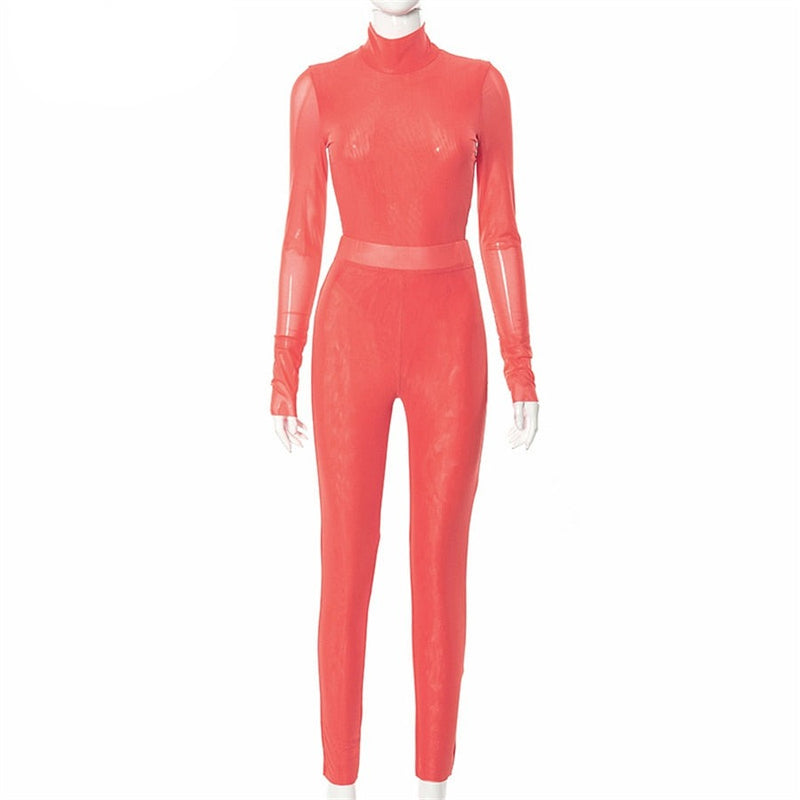 Basic Mesh Two Piece Set