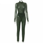 Basic Mesh Two Piece Set