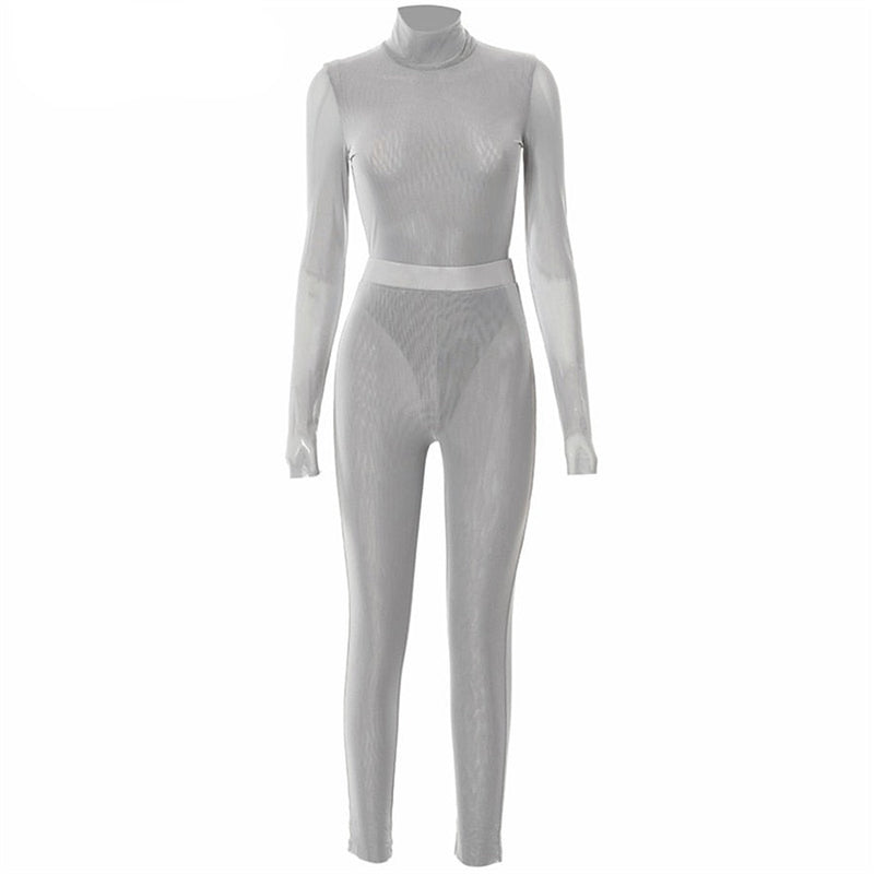 Basic Mesh Two Piece Set