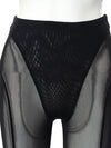 Mesh See Through Legging