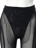 Mesh See Through Legging