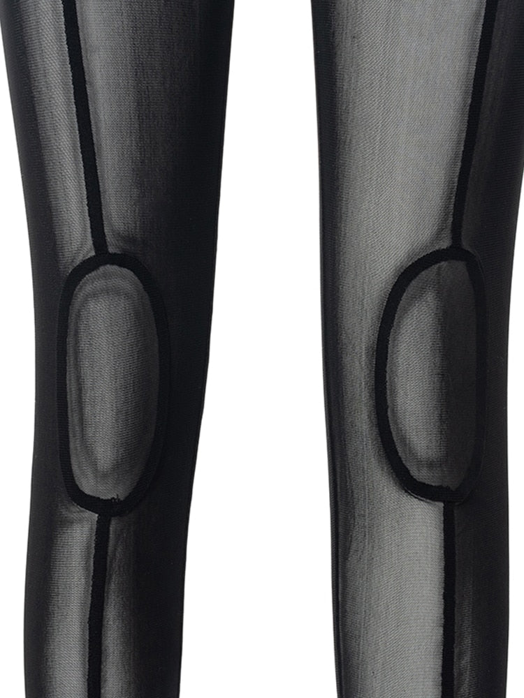 Mesh See Through Legging