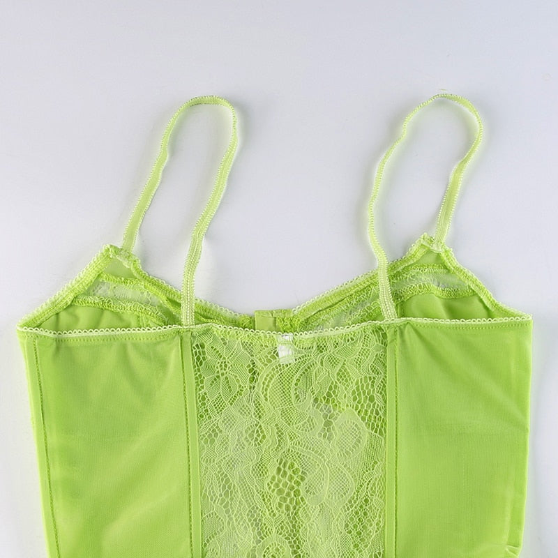 The Lime Corset Cami