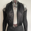 Deep V-Neck Mesh Mini