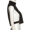 Letter Embroidery Y2K Tank Top - Black